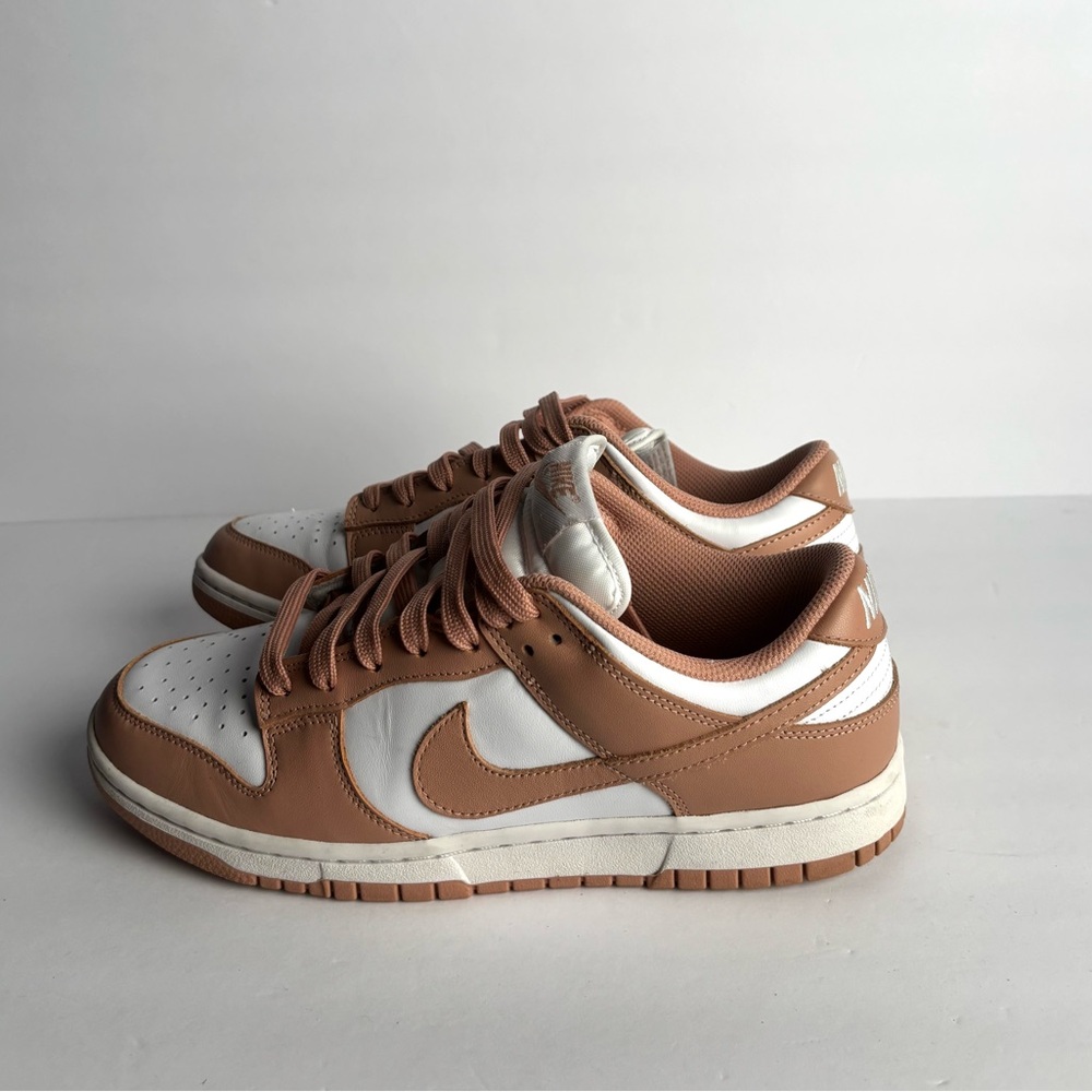 White/Rose whisper women’s Nike Dunk low-size 10 - Picture 4 of 9